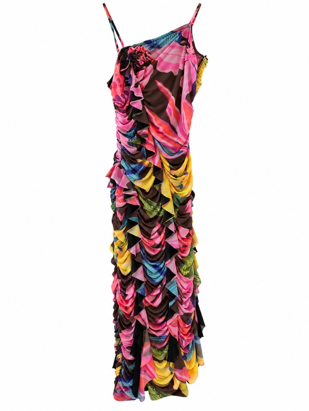 ROCOCO SAND MIDI Dress in Black Size Large